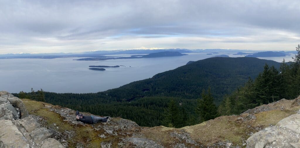 pnw islands from mt. constitution