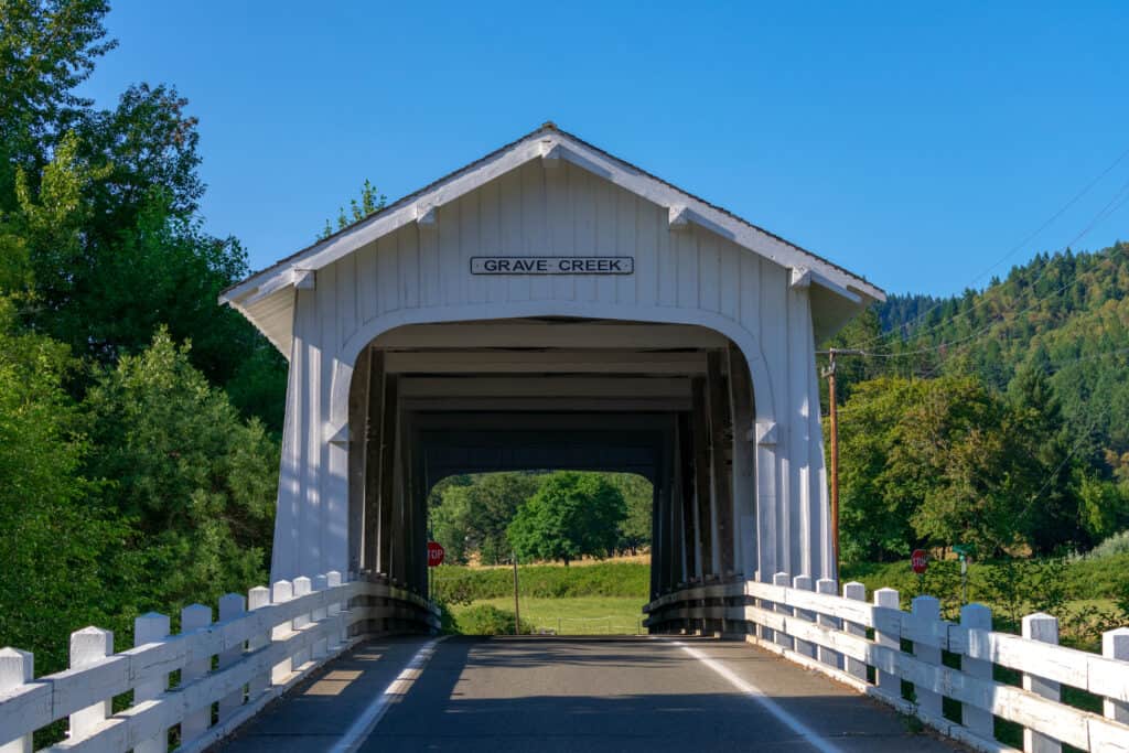 grave creek bridge