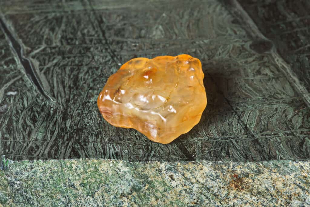 natural yellow quartz crystal